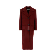 [Salvatore Ferragamo] Coat FW24 13G151777632 BORDEAUX