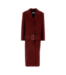 [Salvatore Ferragamo] Coat FW24 13G151777632 BORDEAUX