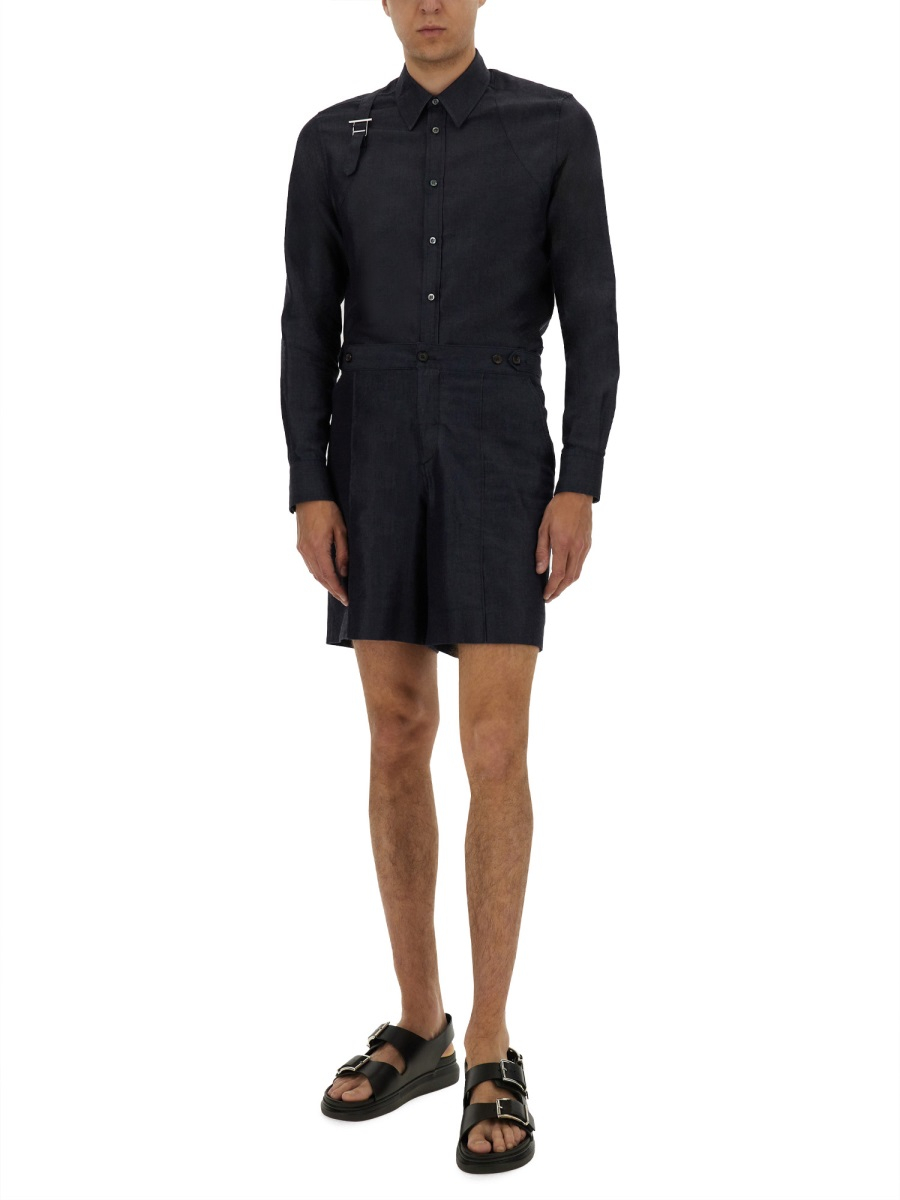 [Alexander McQueen] Shirts Long Sleeve SS25 828635_QYABM4244