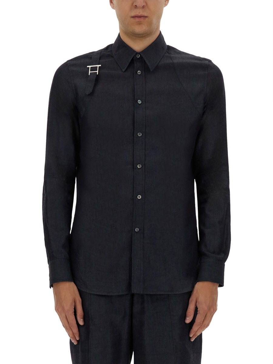 [Alexander McQueen] Shirts Long Sleeve SS25 828635_QYABM4244