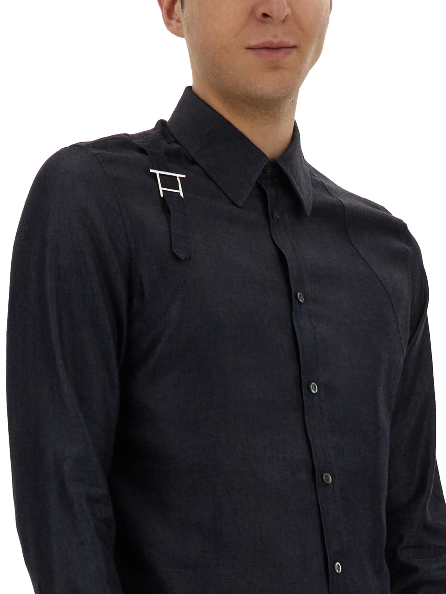 [Alexander McQueen] Shirts Long Sleeve SS25 828635_QYABM4244