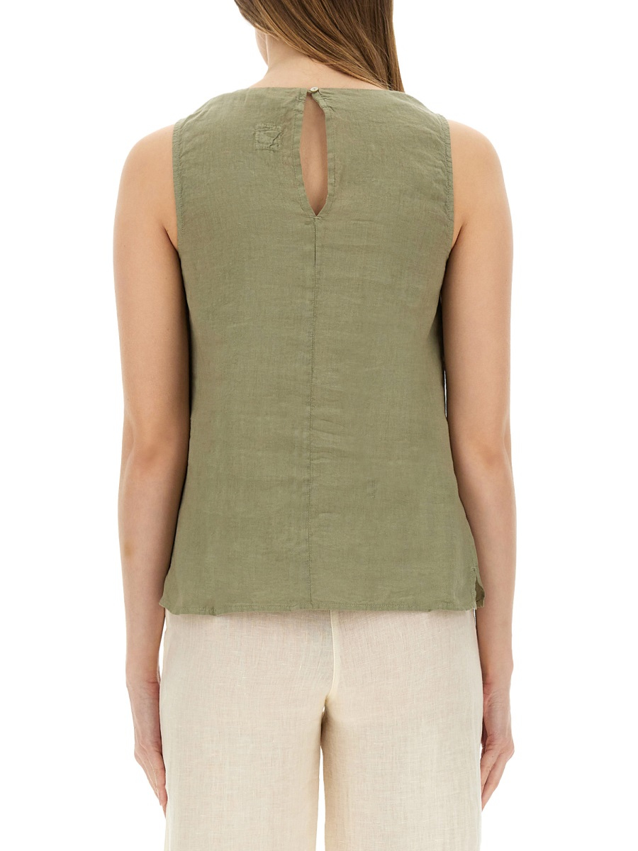 [120% LINO] Tank top SS25 32ALIW1PJD_000B317000035