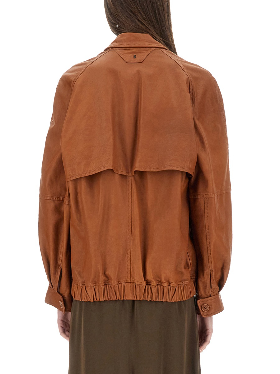 [SALVATORE SANTORO] Leather Jacket SS25 48011-D_PRAWCOGNAC