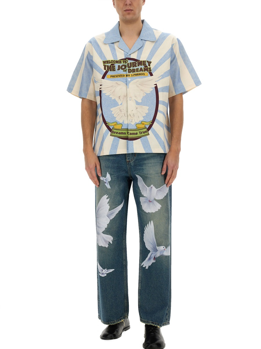 [3.paradis] Shirts Short Sleeve SS25 SS2533_SKYBLUE
