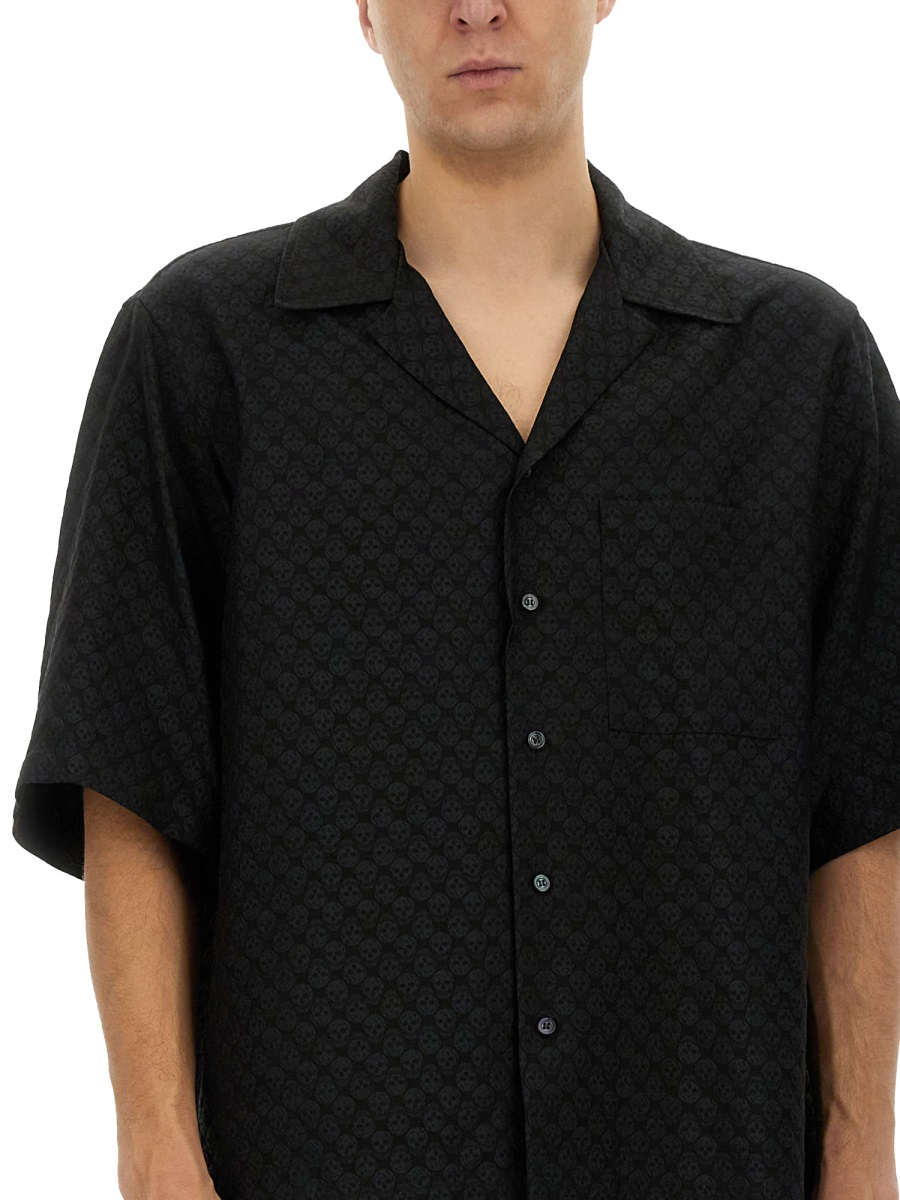 [Alexander McQueen] Shirts Short Sleeve SS25 814693_QRABU1010