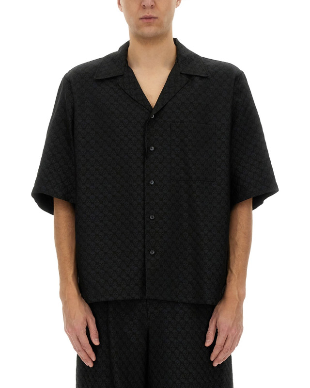 [Alexander McQueen] Shirts Short Sleeve SS25 814693_QRABU1010
