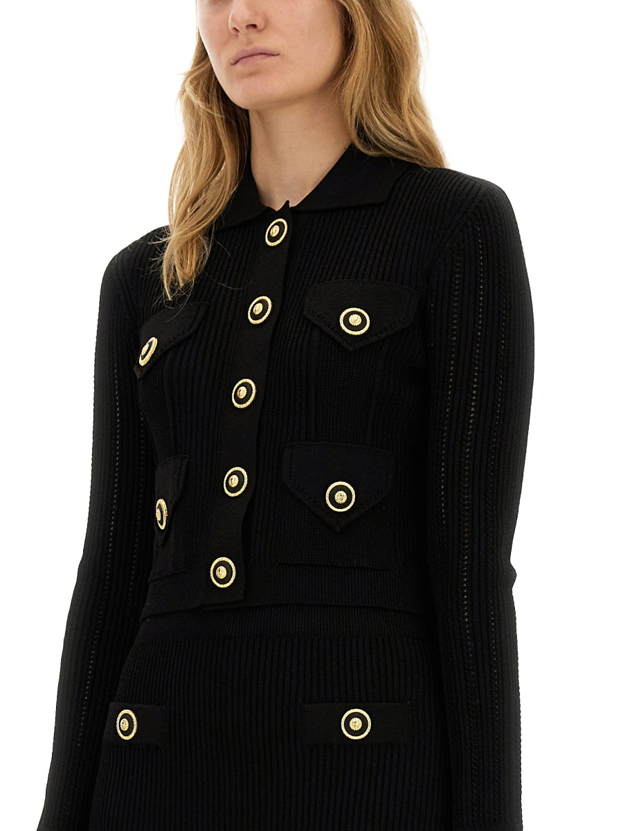[Balmain] Cardigan SS25 EF1KL150KI10_0PA
