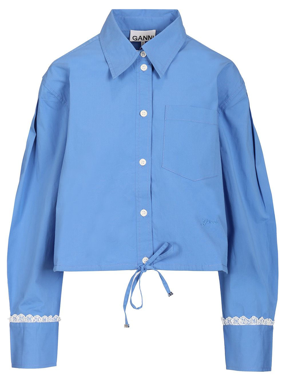 [GANNI] Shirts Long Sleeve CO A1140008591