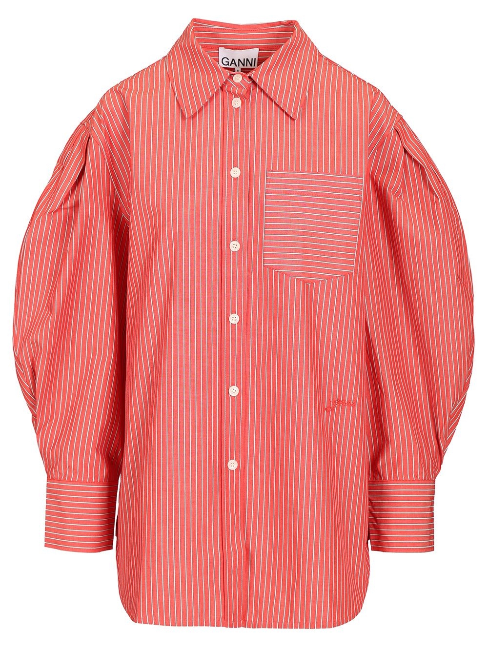 [GANNI] Shirts Long Sleeve CO A1140006472