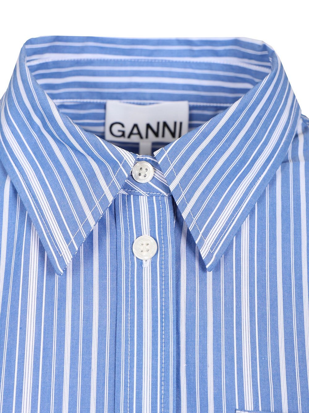 [GANNI] Shirts Long Sleeve CO A1140007ZWF