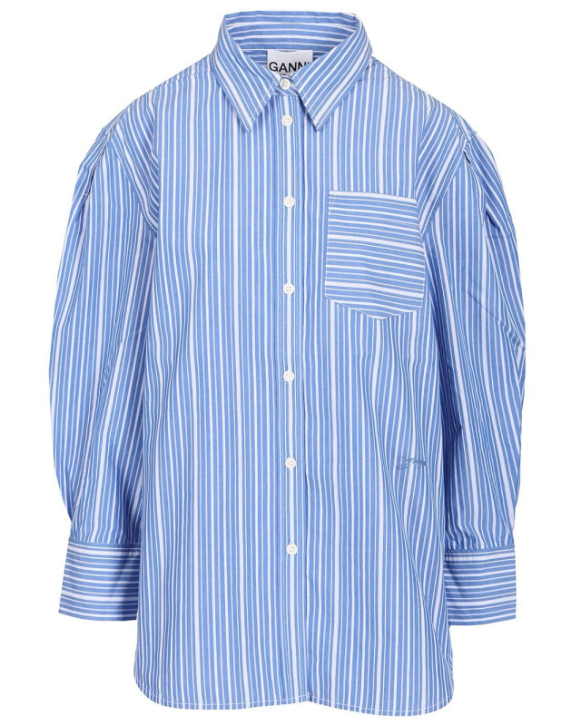 [GANNI] Shirts Long Sleeve CO A1140007ZWF