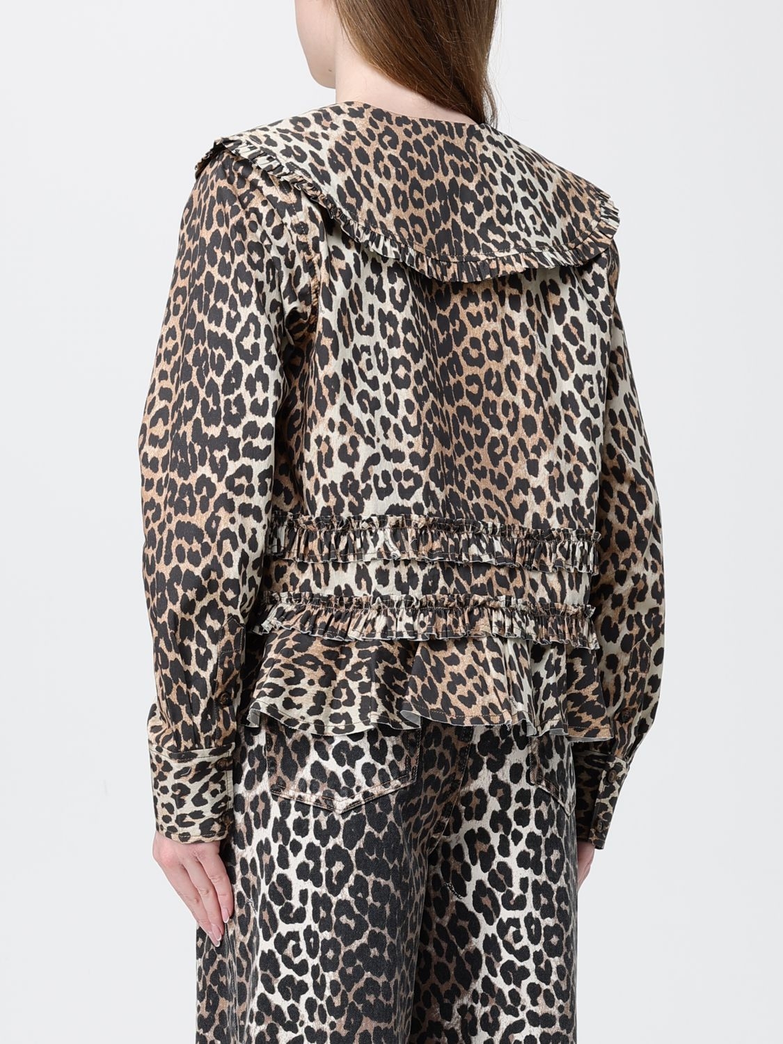 [GANNI] Shirts Long Sleeve SS26 A1040119 859