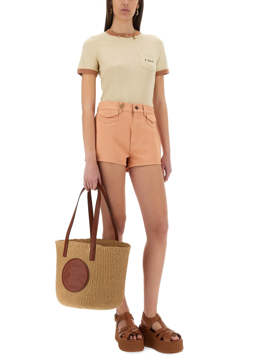 [Chloe] Shorts SS25 25UDS01252_81H
