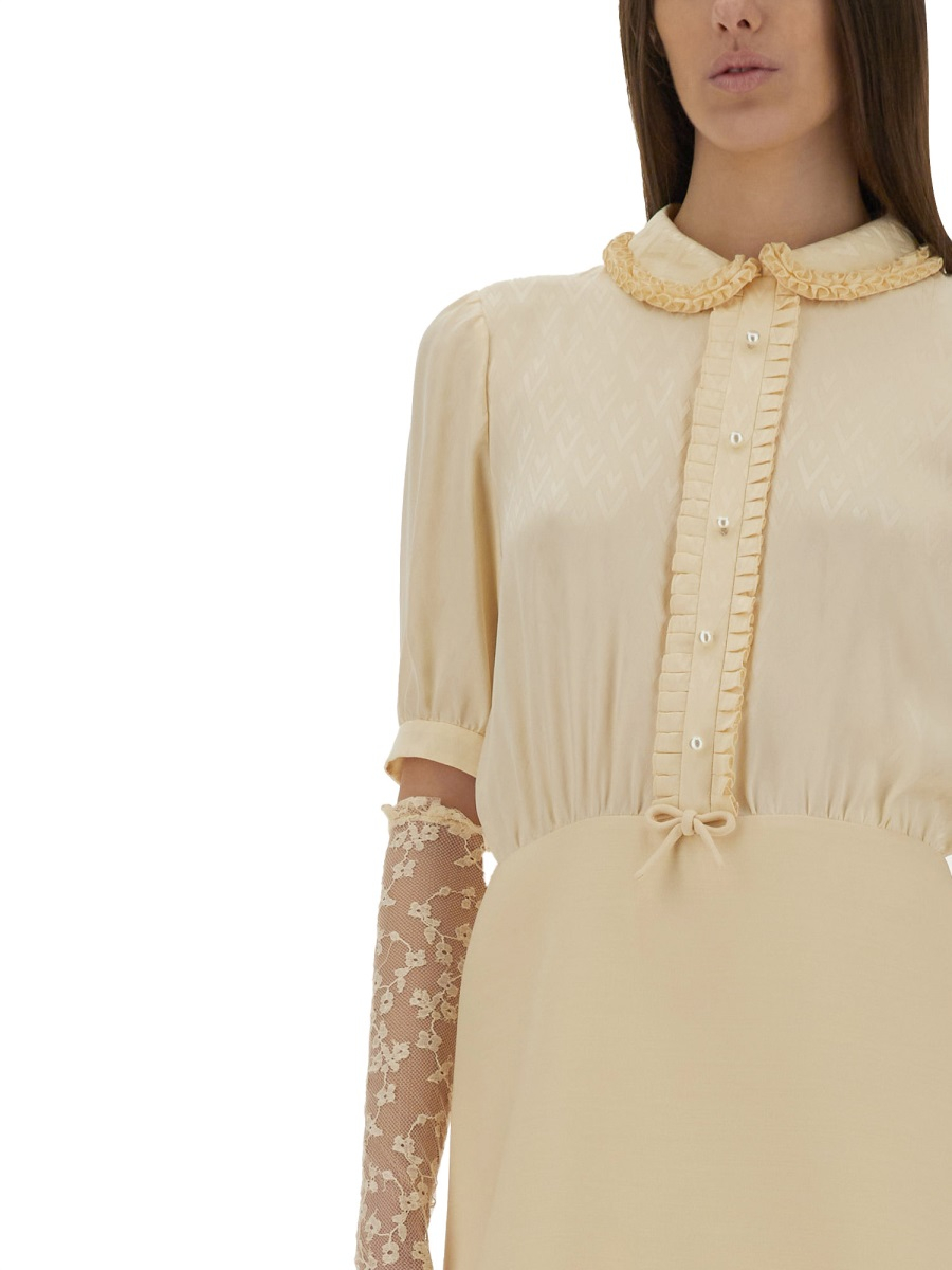 [Valentino] Short sleeve dress SS25 6B0VADJ11CF_ET5