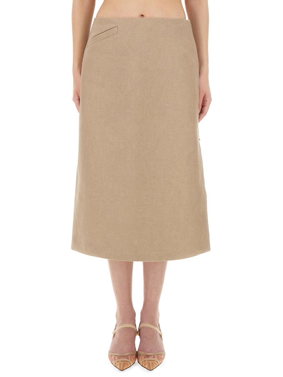 [Fendi] Midi skirt SS25 FQ7634_AUOKF1RX1