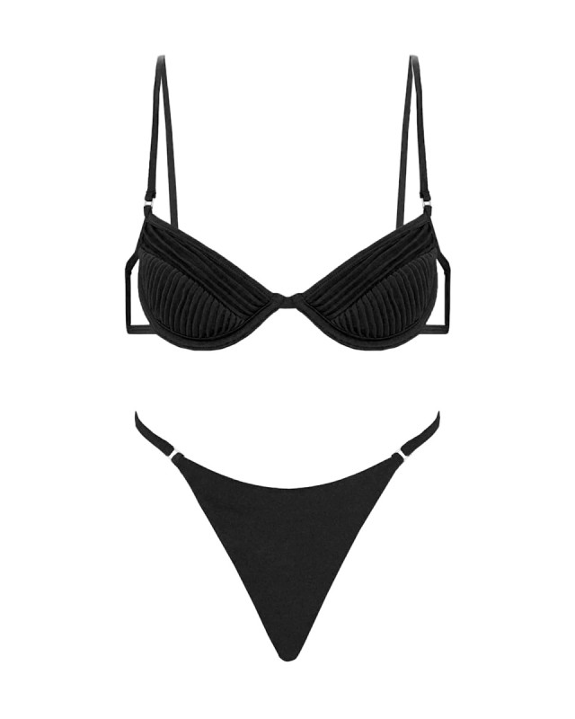 [SELIA RICHWOOD] Bikini SS25 AMYBIKINI_BLACK