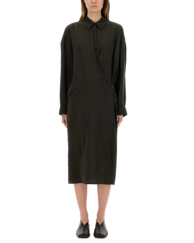 [LEMAIRE] Long sleeve dress SS25 DR1092_LF1308BR507