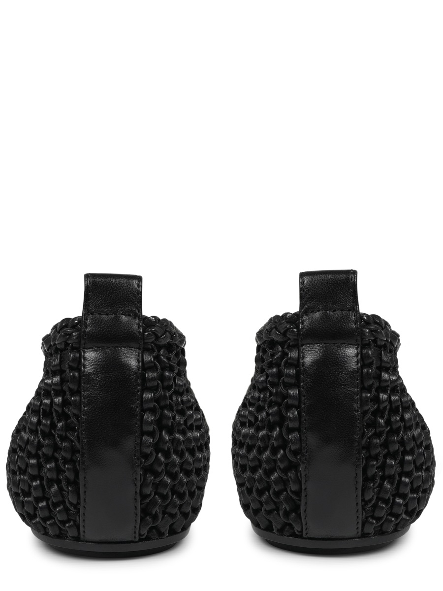 [TOTEME] Flat shoes SS25 252WAS2358LE0134_BLACK001
