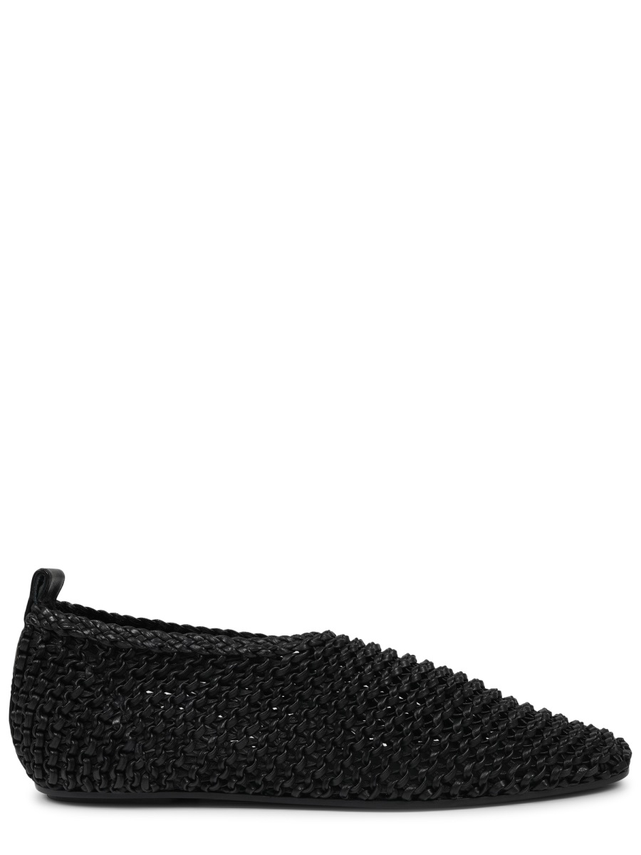 [TOTEME] Flat shoes SS25 252WAS2358LE0134_BLACK001