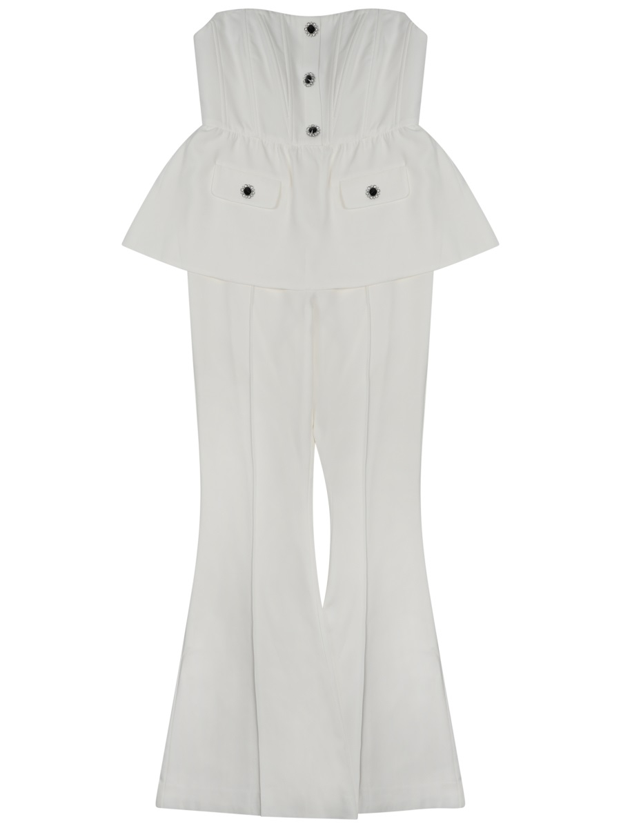 [Self-portrait] Jump suit SS25 RS25-975JS-W_WHITE