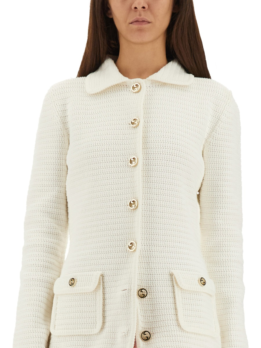 [Gucci] Cardigan SS25 819372_XKEOP9055