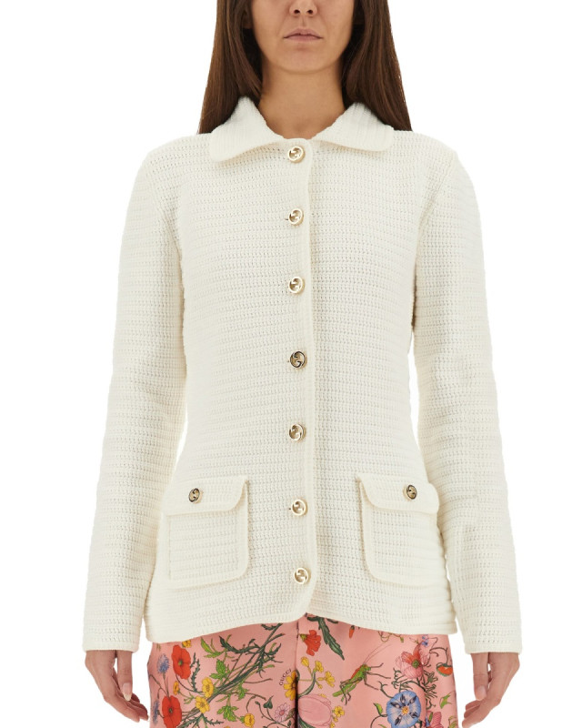 [Gucci] Cardigan SS25 819372_XKEOP9055