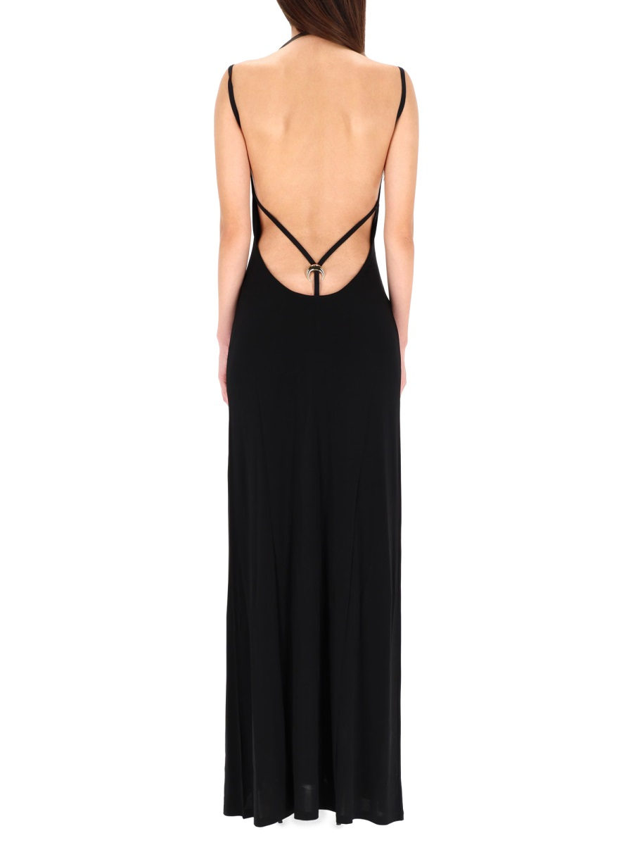 [MARINE SERRE] Sleeveless dress SS25 WDR335A_CJER0022BK99