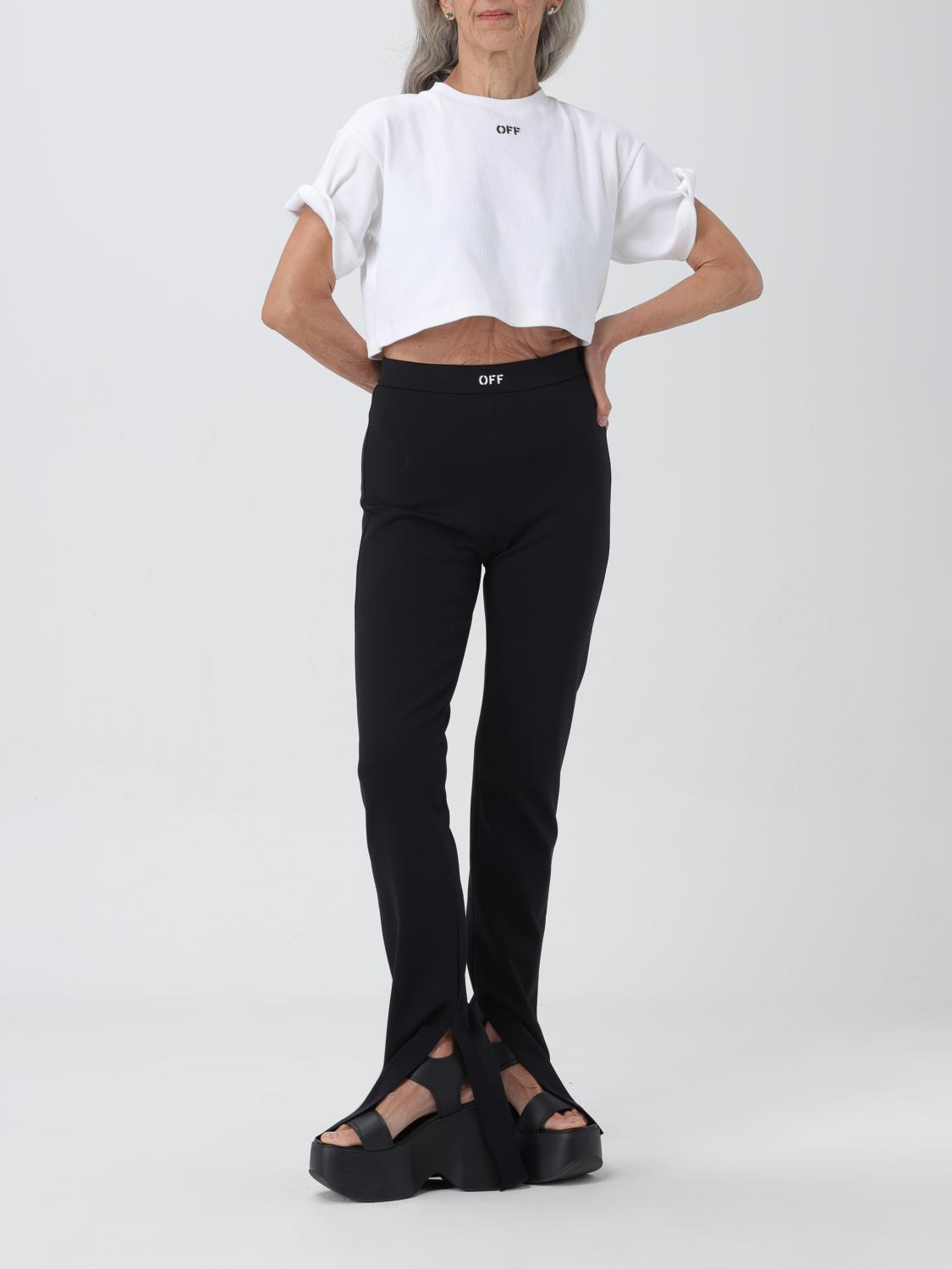 [Off-White] Trousers FW25 OWCD023C99JER001 1001
