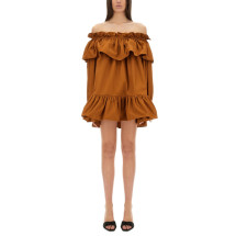 [Saint Laurent] Long sleeve dress SS25 820312_Y3A992498