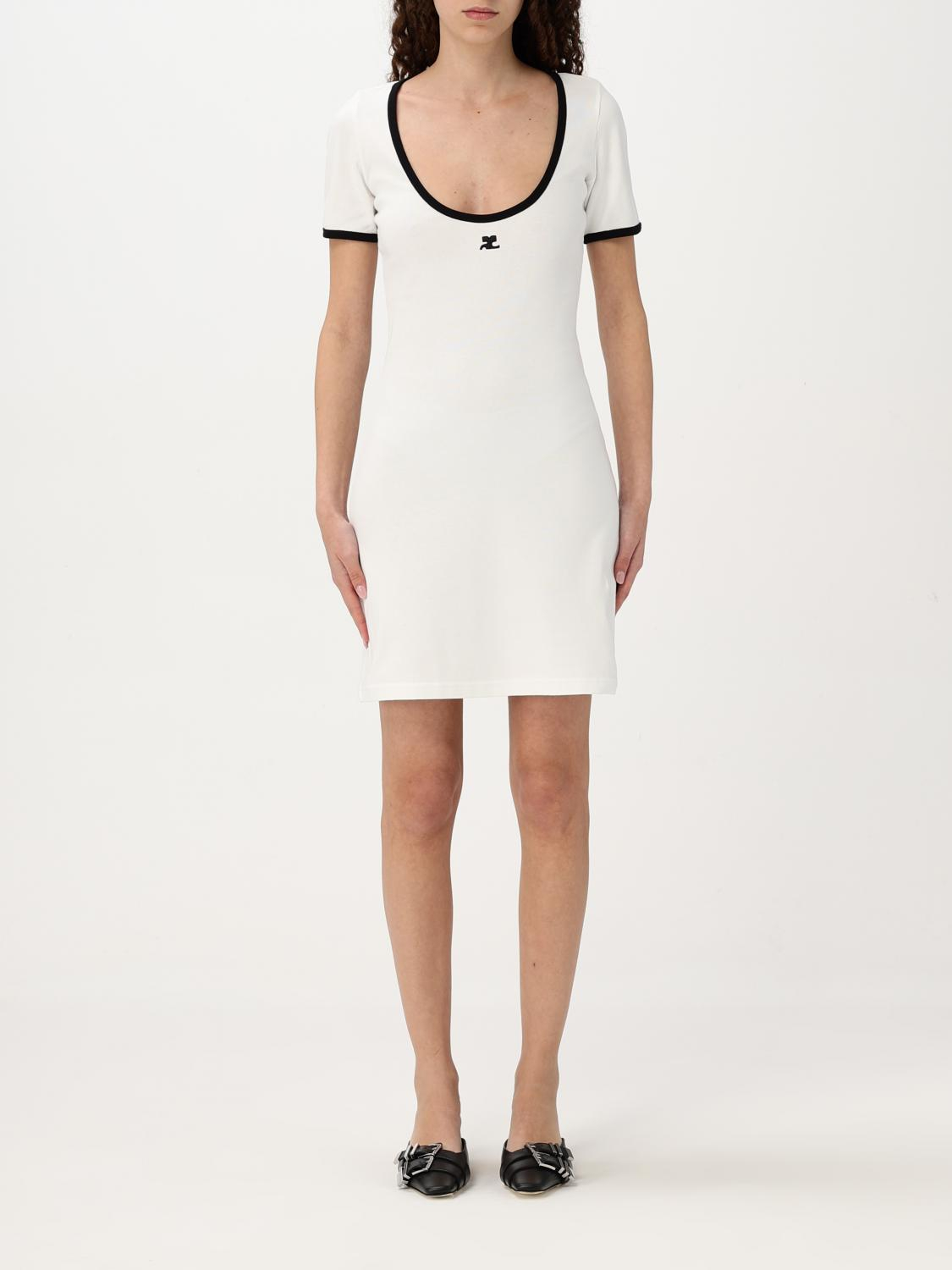 [Courreges] Short sleeve dress FW25 225JRO600JS0203 0098