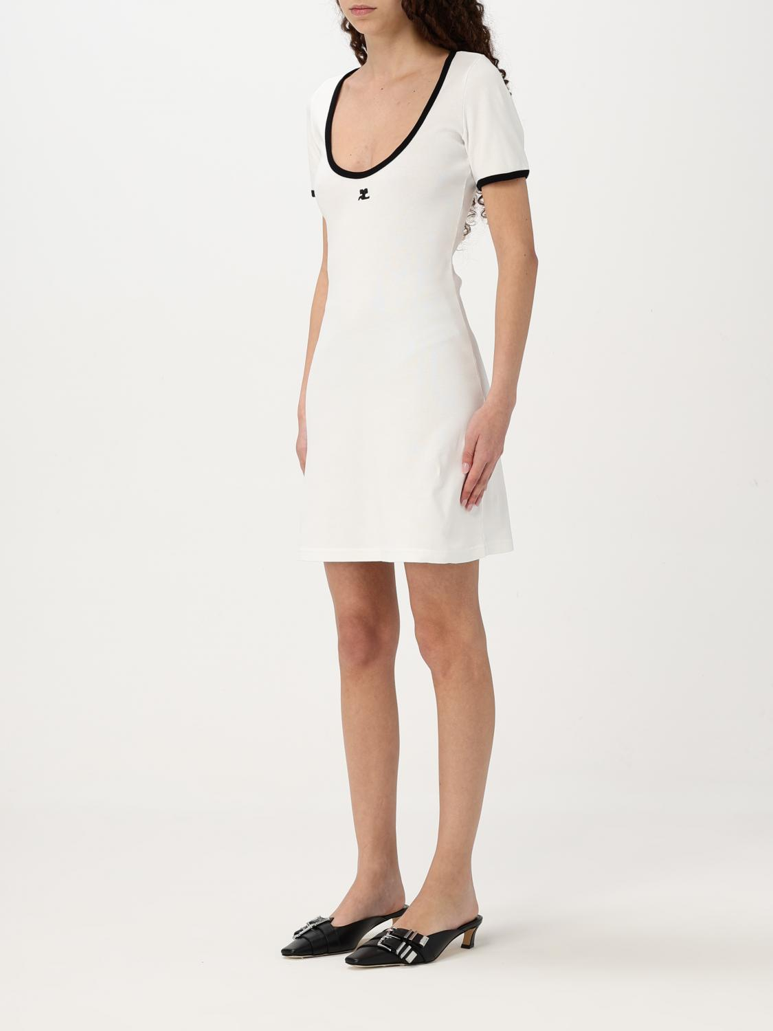 [Courreges] Short sleeve dress FW25 225JRO600JS0203 0098