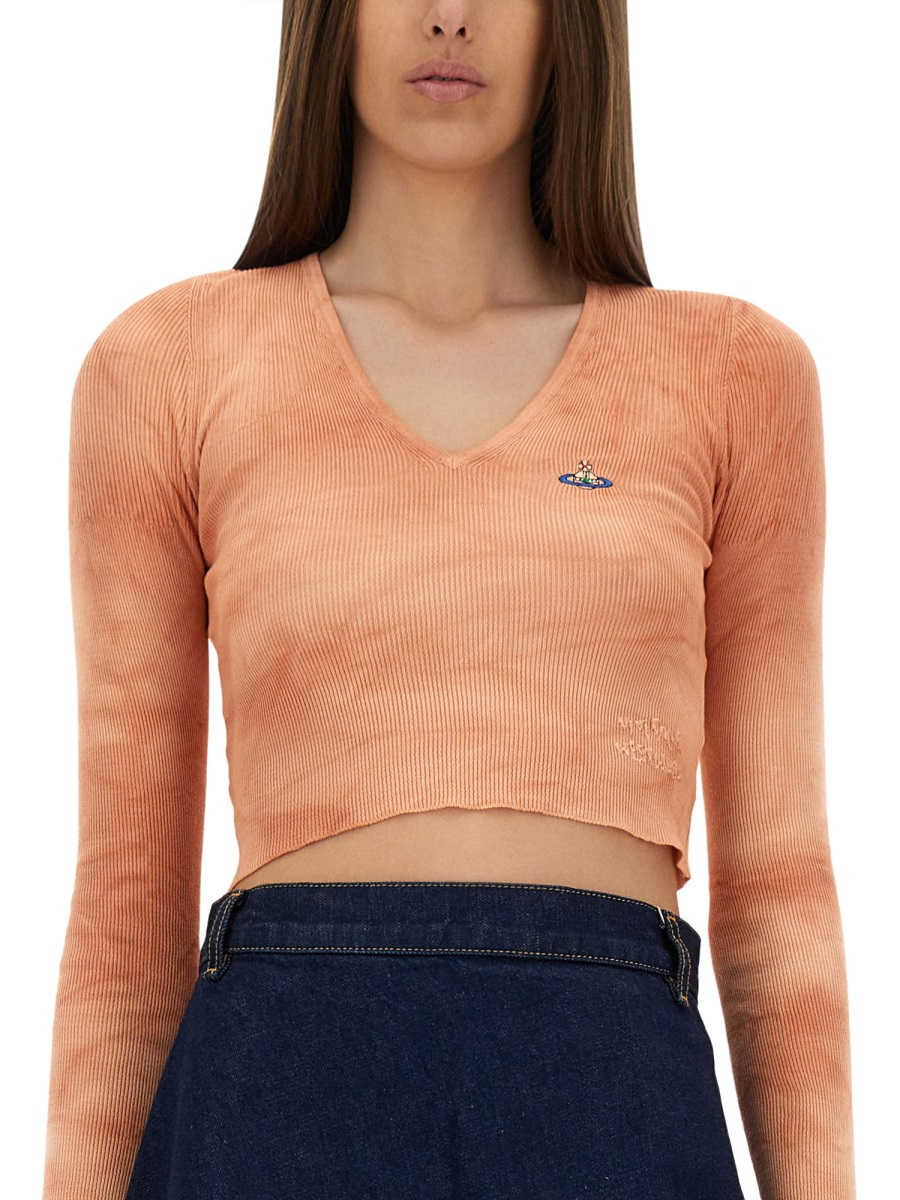 [Vivienne Westwood] T-shirts Long Sleeve SS25 1803004W_Y003KH404