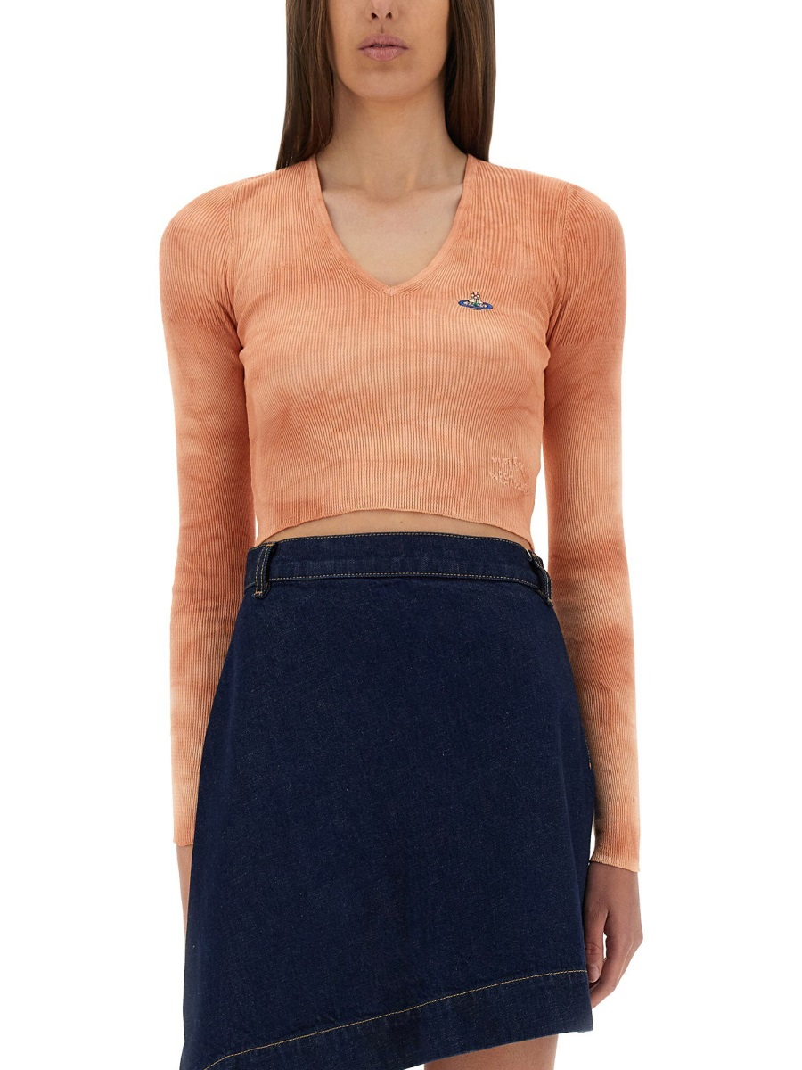 [Vivienne Westwood] T-shirts Long Sleeve SS25 1803004W_Y003KH404