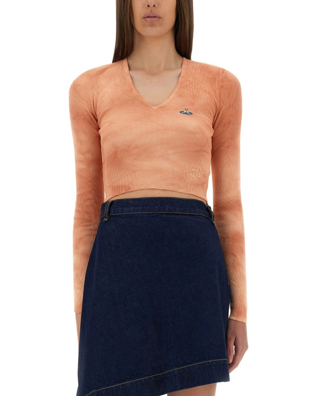 [Vivienne Westwood] T-shirts Long Sleeve SS25 1803004W_Y003KH404
