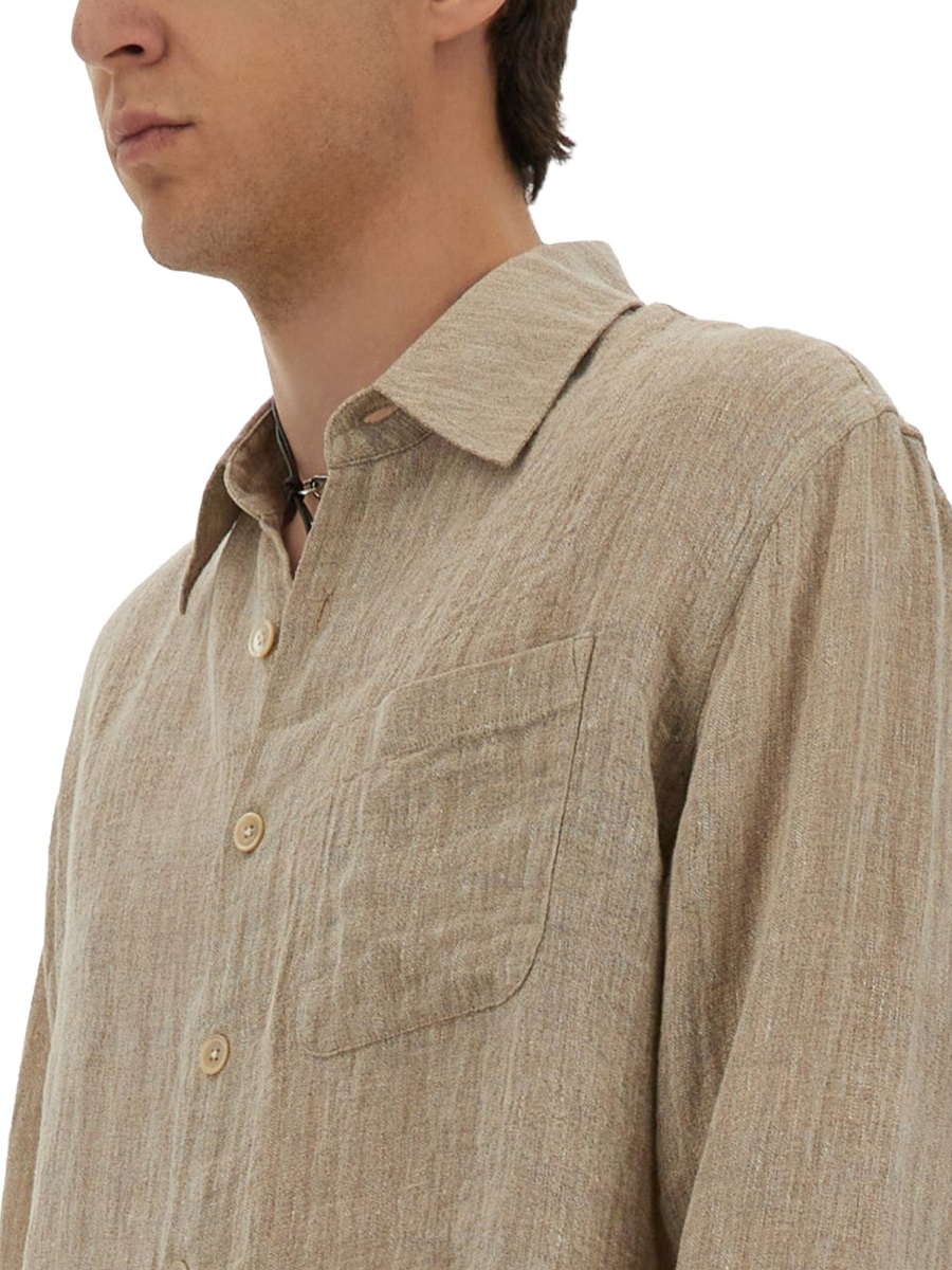 [Our Legacy] Shirts Long Sleeve SS25 M2252AP_POLLENDUSTSPARSECREPEWEAVE