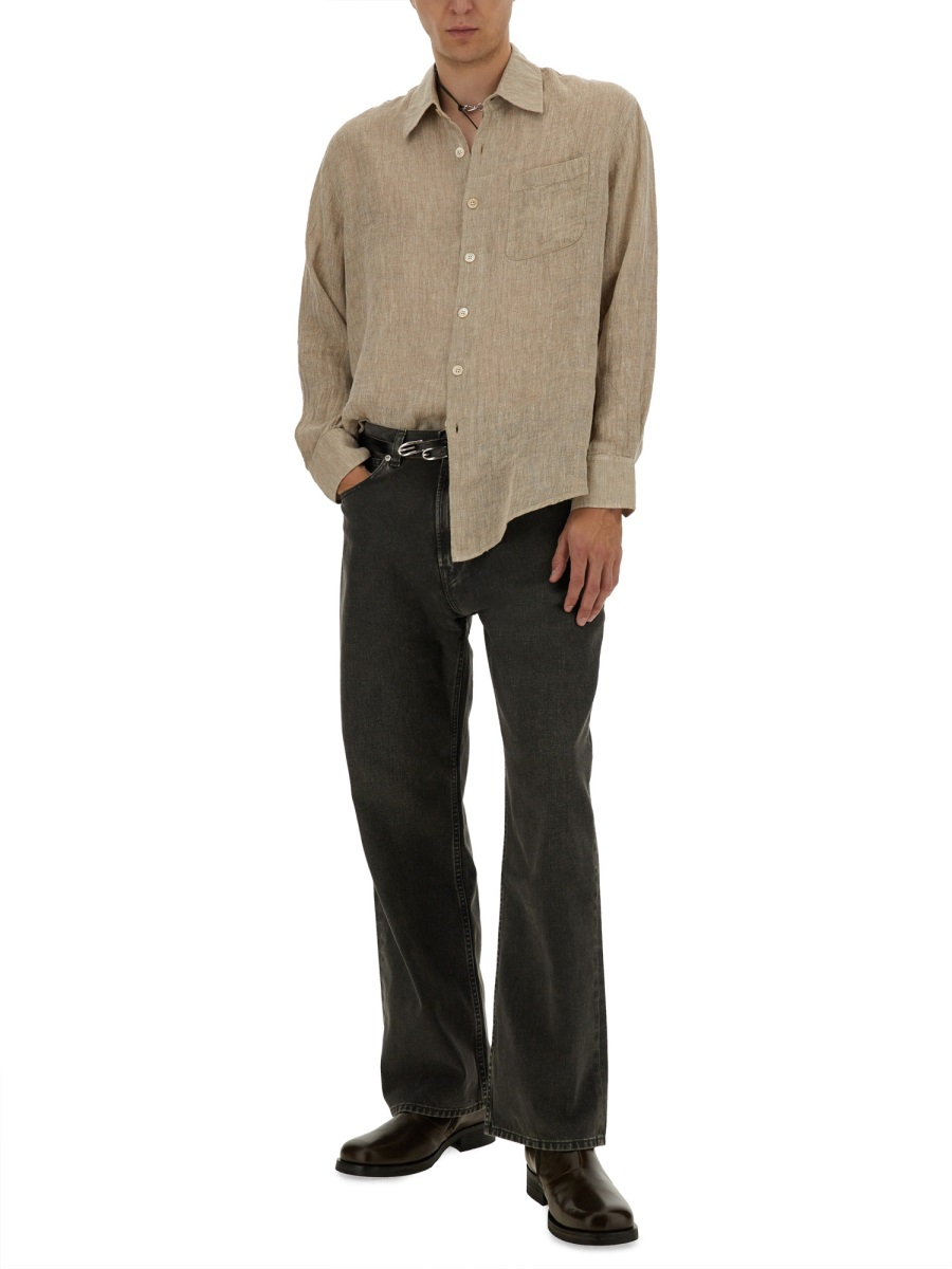 [Our Legacy] Shirts Long Sleeve SS25 M2252AP_POLLENDUSTSPARSECREPEWEAVE