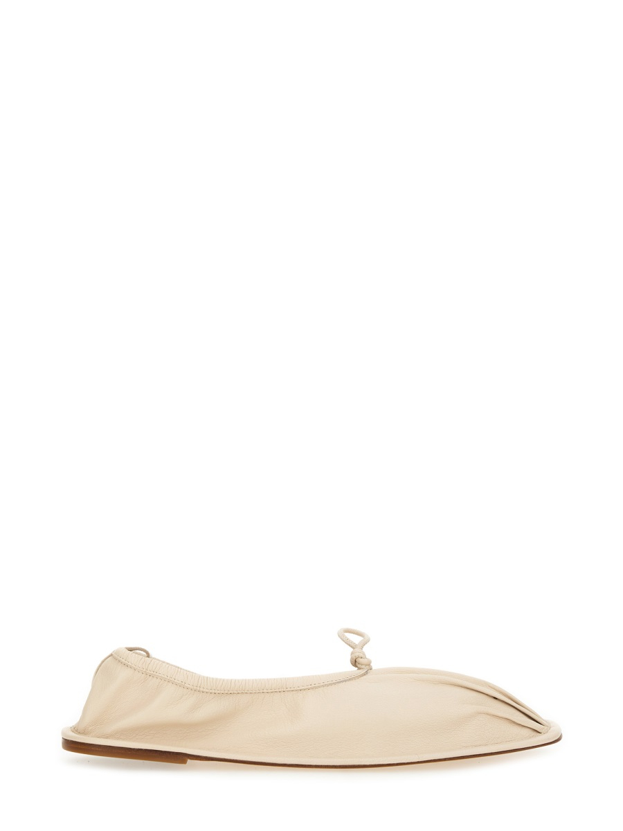 [HEREU] Flat shoes SS25 PUNSSWFS25.003.1_CREAM