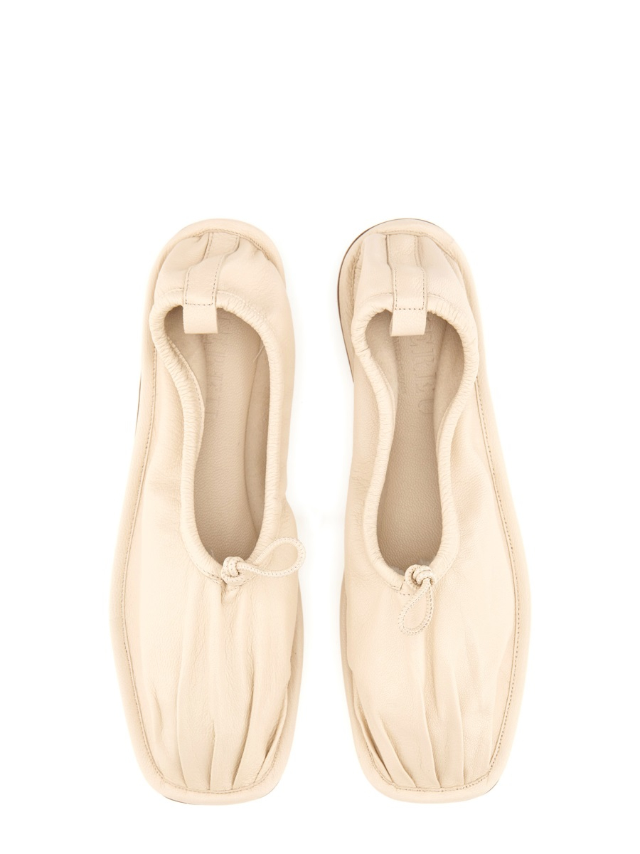 [HEREU] Flat shoes SS25 PUNSSWFS25.003.1_CREAM