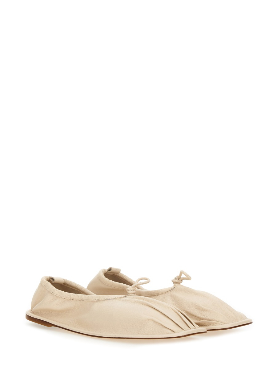 [HEREU] Flat shoes SS25 PUNSSWFS25.003.1_CREAM