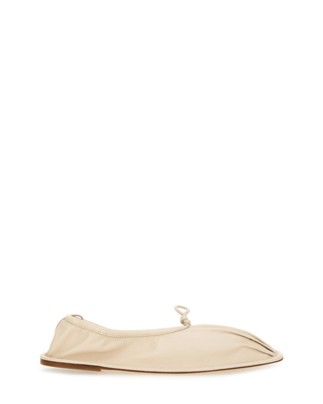 [HEREU] Flat shoes SS25 PUNSSWFS25.003.1_CREAM