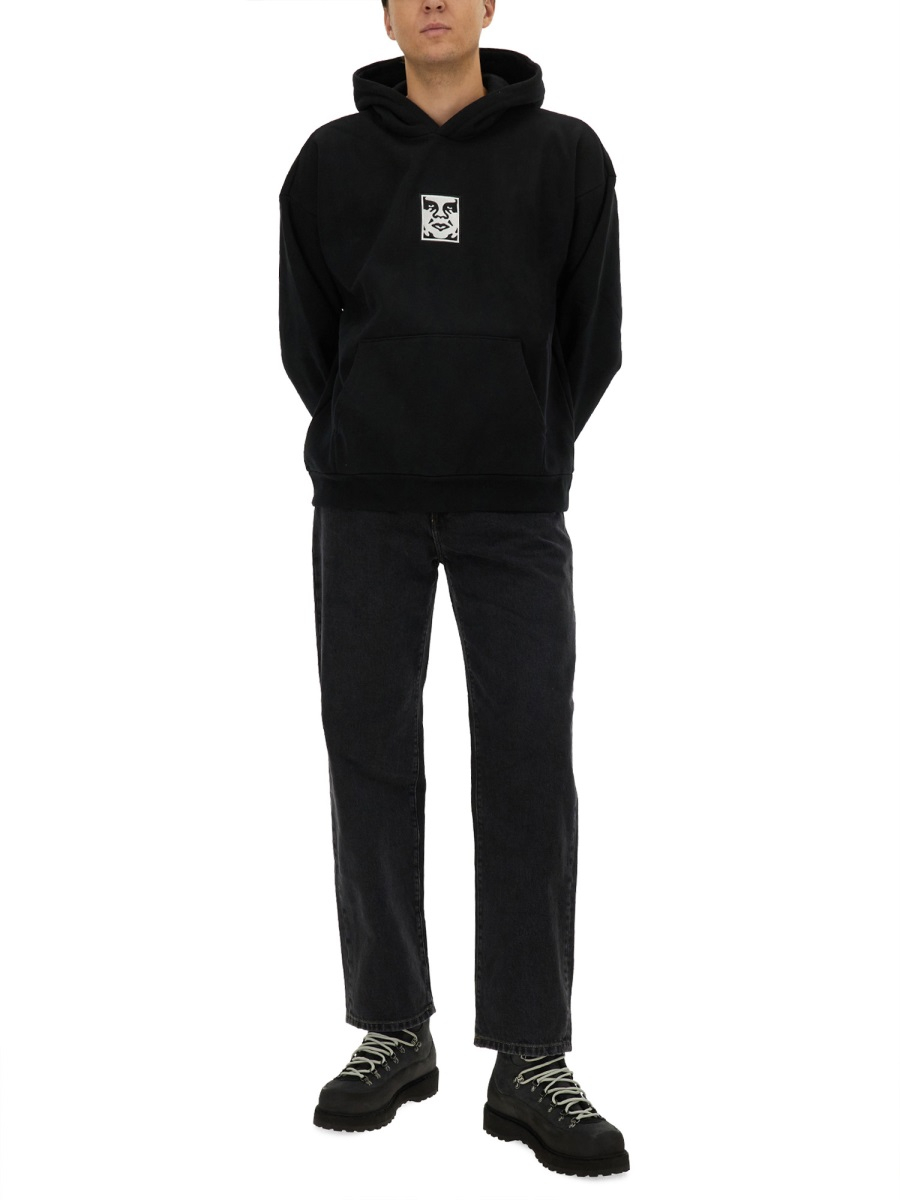 [OBEY] Hoodie SS25 112470196_BLACK