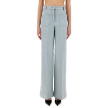 [VICTORIA BECKHAM] Jeans SS25 1225DJE005218O_LIGHTAZUL