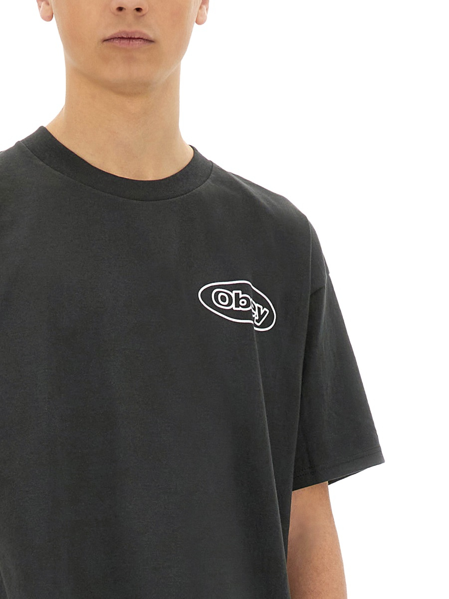 [OBEY] T-shirts Short Sleeve SS25 165264053_VINTAGEBLACK