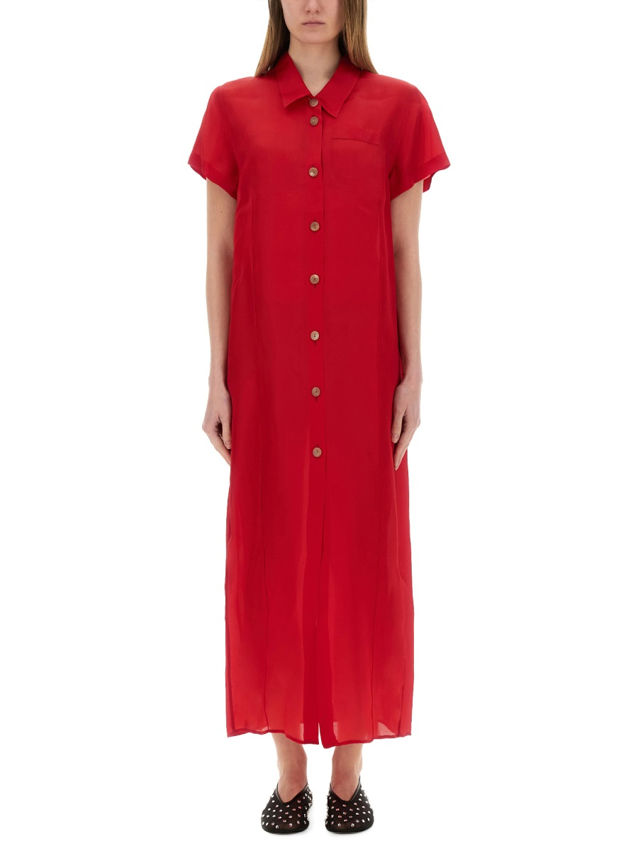 [KHAITE] Short sleeve dress SS25 54963002_W3002625