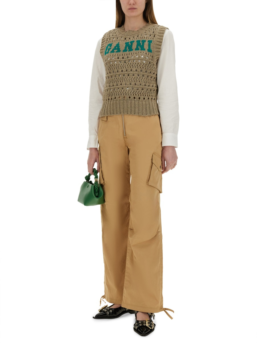 [GANNI] Trousers SS25 W0506_061