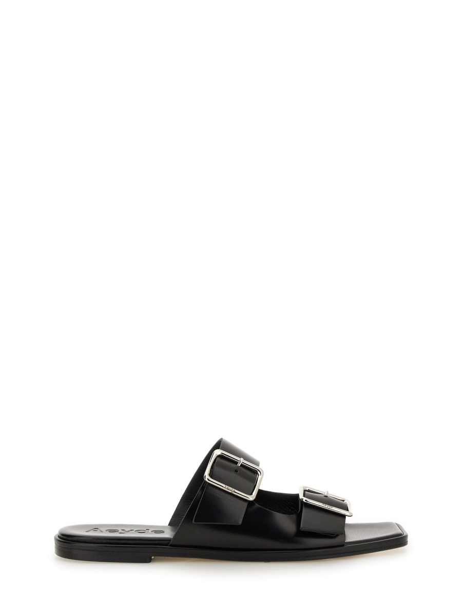 [Aeyde] Sandals SS25 BRNS08FL180_BLACK