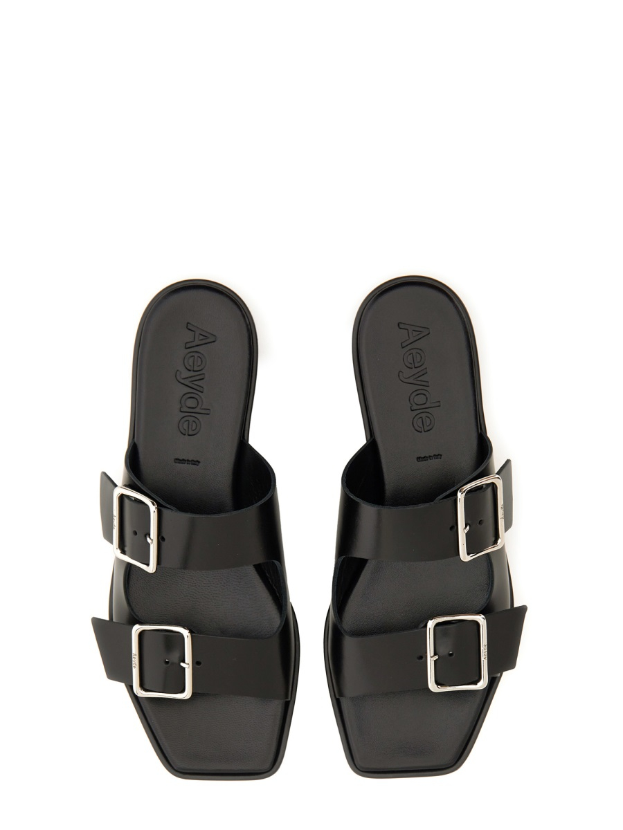 [Aeyde] Sandals SS25 BRNS08FL180_BLACK
