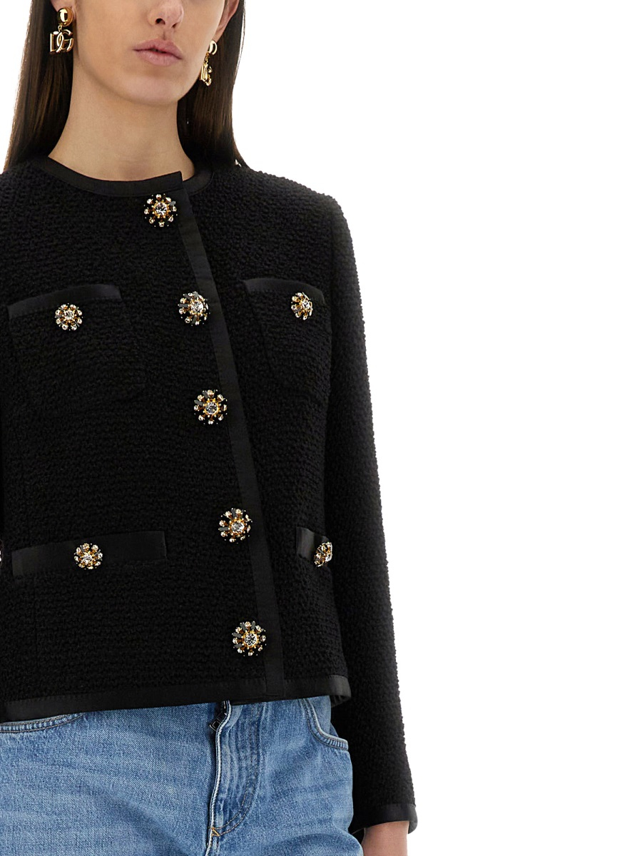 [Dolce & Gabbana] Tweed jacket SS25 F27DAZ_FU3JLN0000