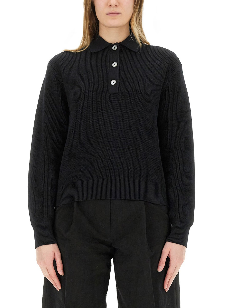 [Studio Nicholson] Shirts Long Sleeve SS25 CHESAPEAKESNW-1534_BLACK