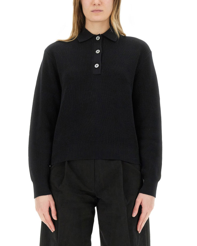 [Studio Nicholson] Shirts Long Sleeve SS25 CHESAPEAKESNW-1534_BLACK